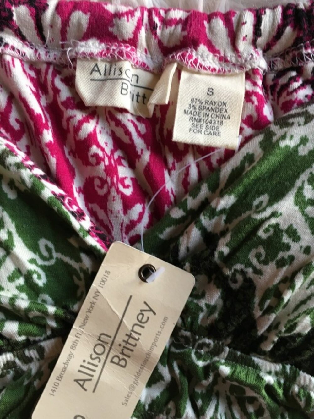 NWOT Allison Britney Padded Maxi Dress size S - Picture 5 of 7